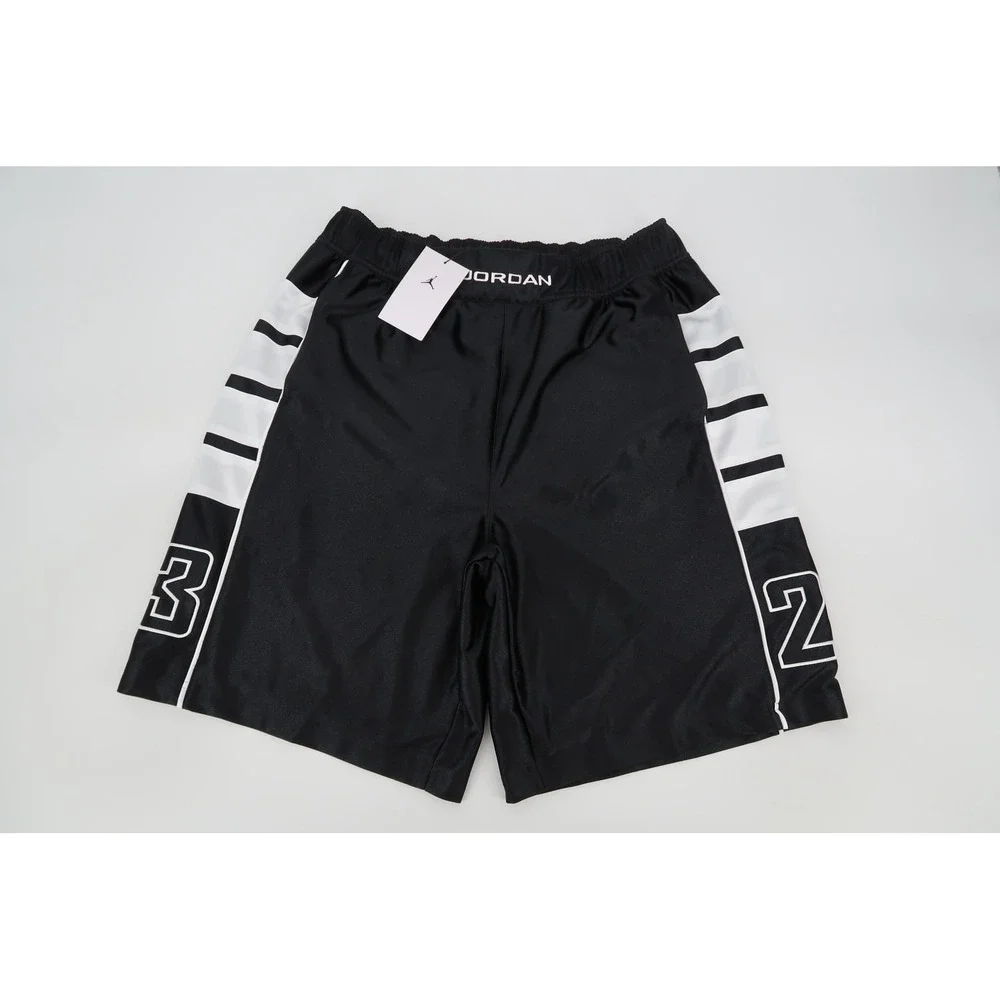 Jordan Cat Scratch Basketball Shorts Mens Medium Black White Jumpman HQ1208‎ NEW